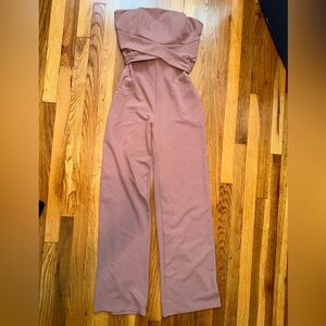 Strapless jumpsuit